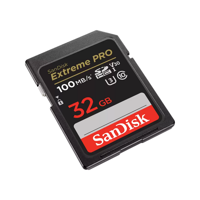 SanDisk 32GB Extreme Pro UHS-I SDHC Memory Card