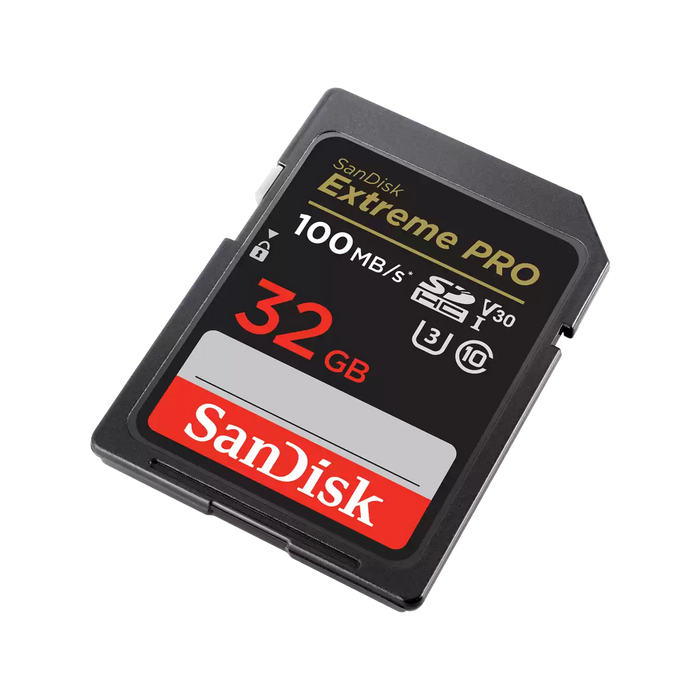 SanDisk 32GB Extreme Pro UHS-I SDHC Memory Card