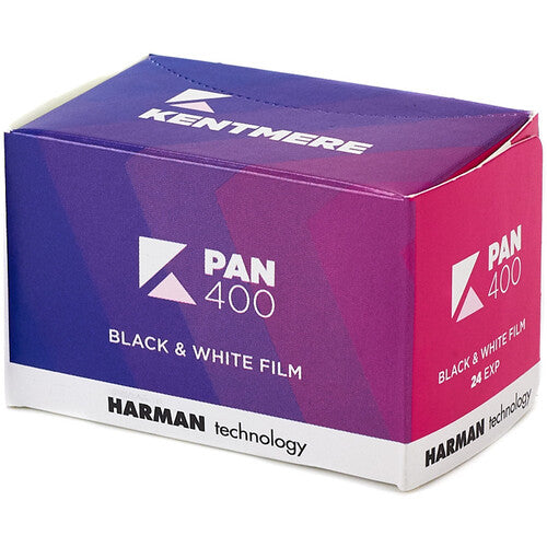 Kentmere Pan 400 Black & White Negative - 35mm Film, 24 Exposures, Single Roll