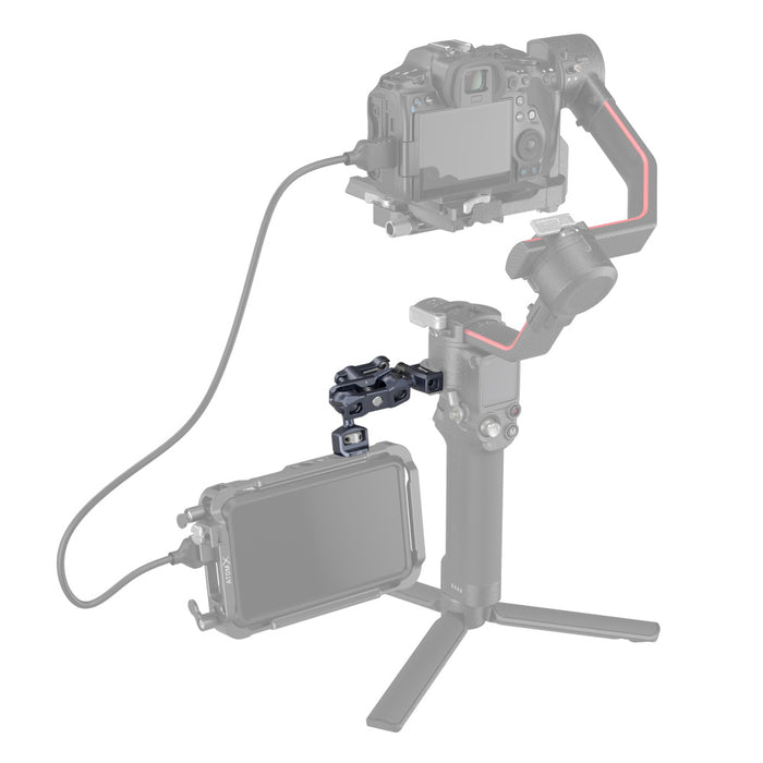 SmallRig Magic Arm with Dual Ball Heads, 1/4”-20 Screw and NATO Clamp 3875