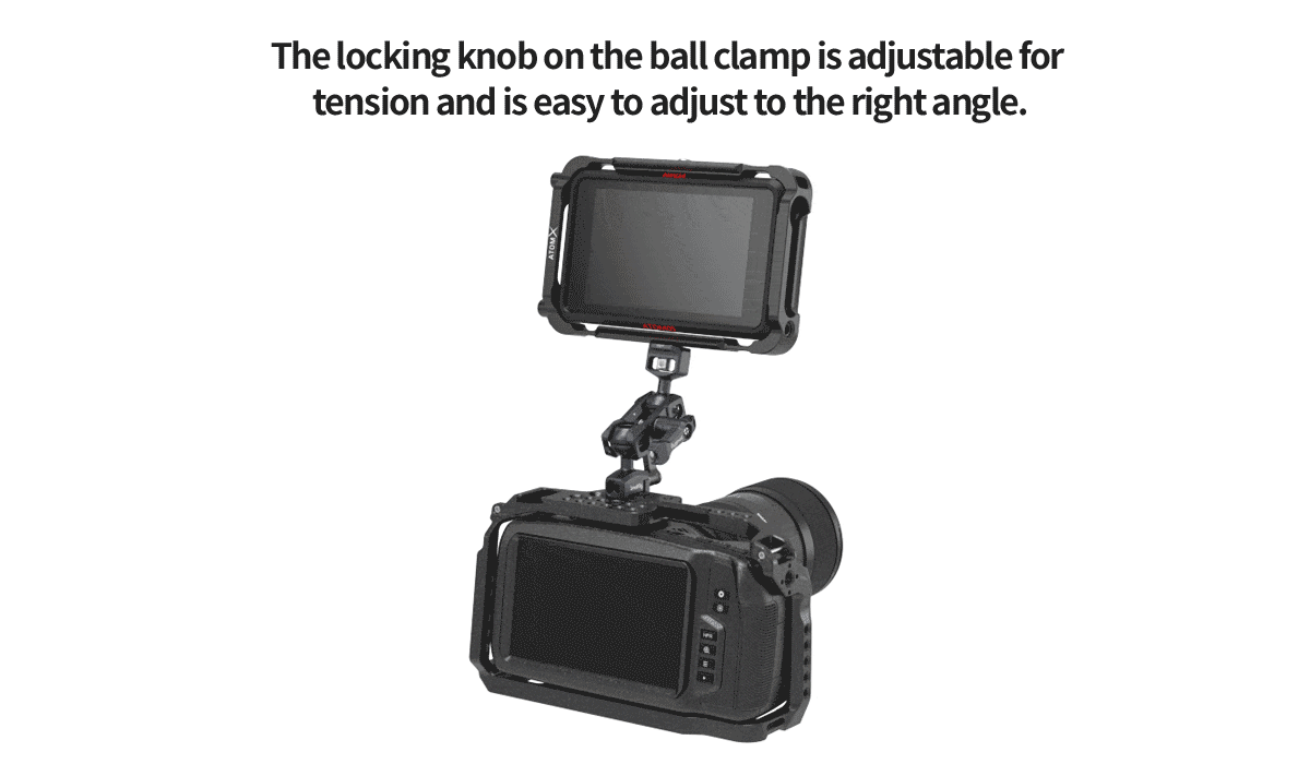 SmallRig Magic Arm with Dual Ball Heads, 1/4”-20 Screw and NATO Clamp 3875