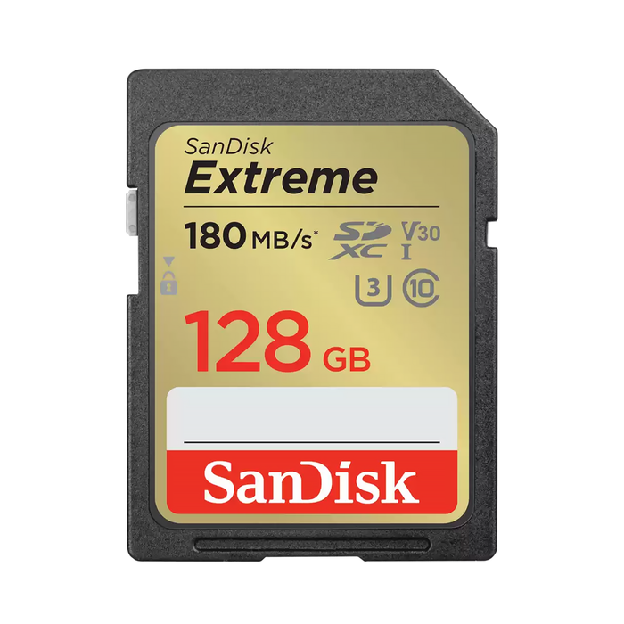SanDisk 128GB Extreme UHS-I SDXC Memory Card