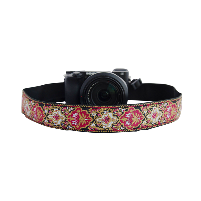 Capturing Couture 1.5" Camera Strap - Rose Baroque