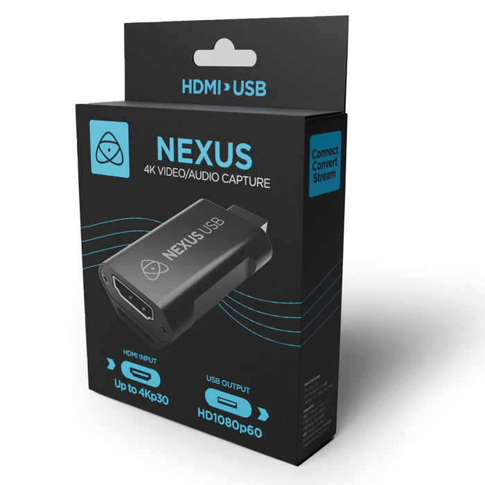 Atomos Nexus 4K HDMI to USB Capture Converter for Streaming