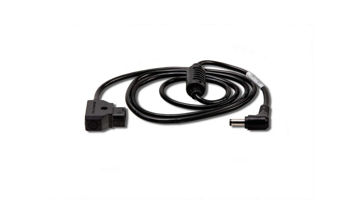Tilta P-Tap to 5.5 x 2.5mm Barrel DC Male Cable for Universal Battery Plate - 40"