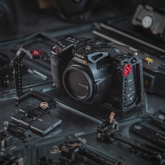 Tilta Camera Cage Basic Kit for Blackmagic Design Pocket Cinema Camera 6K Pro - Black
