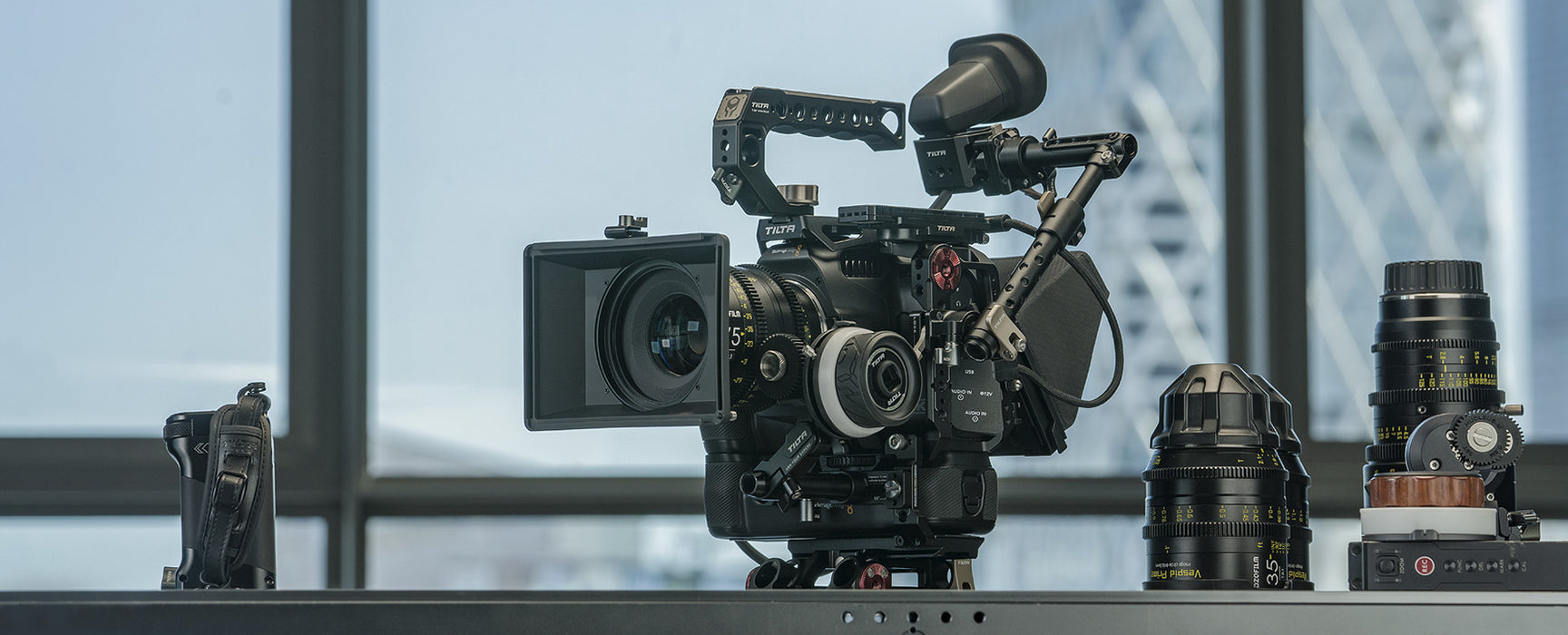 Tilta Camera Cage Basic Kit for Blackmagic Design Pocket Cinema Camera 6K Pro - Black