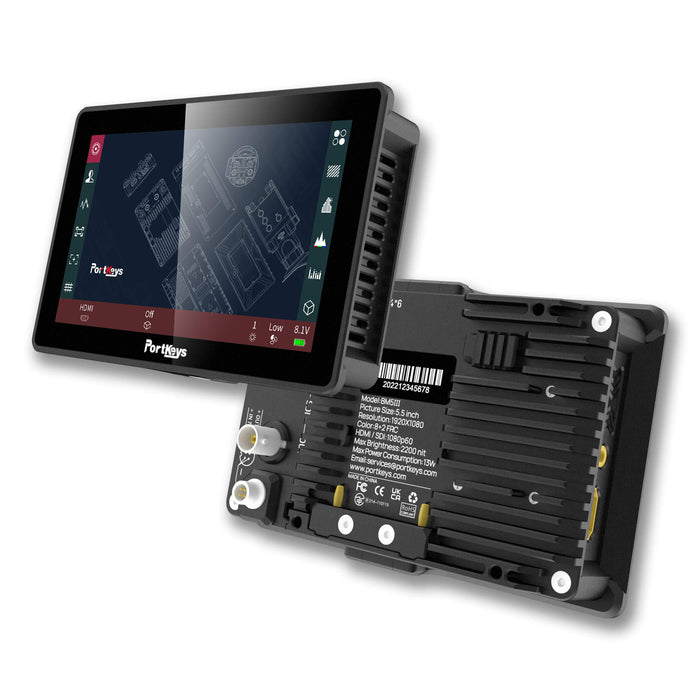 Portkeys BM5 III 5.5" HDMI Touchscreen Monitor with Camera Control