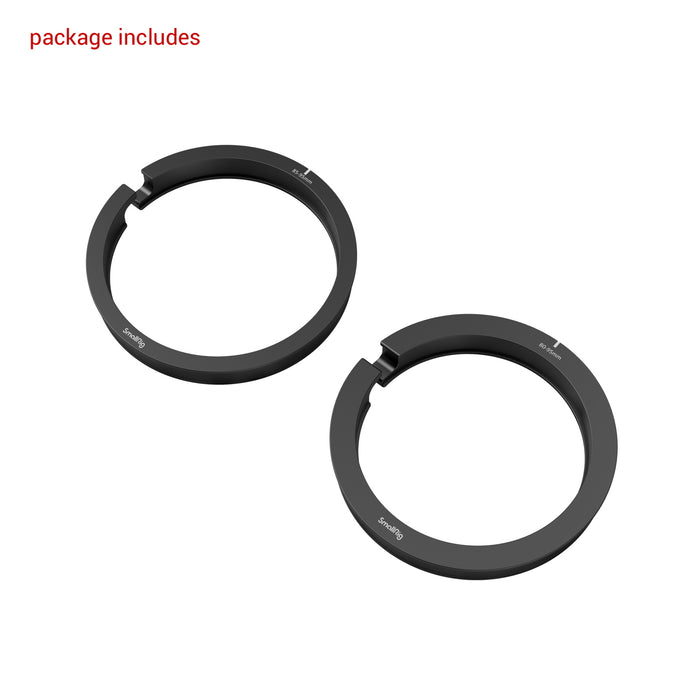 SmallRig Clamp-On Adapter Ring Kit for Star-Trail and Mini-Series Matte Boxes 3654 - 80/85-95mm
