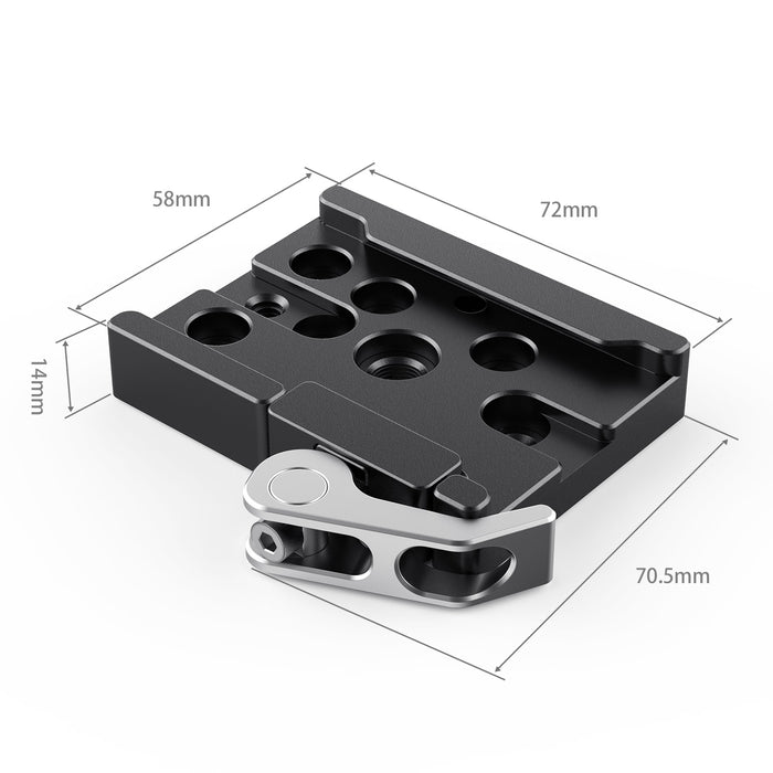 SmallRig Quick Release Arca-Type Baseplate Clamp 2143B