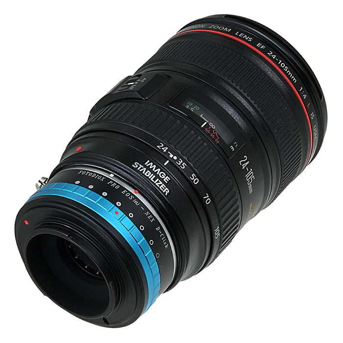 FotodioX Canon EF Lens Adapter to Sony NEX Mount Camera (with Iris Control)