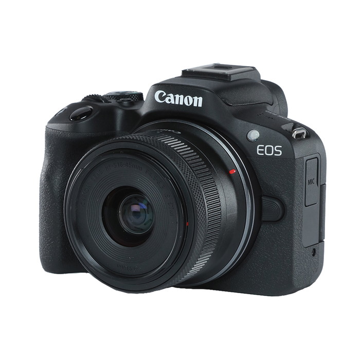 Canon EOS R50 Mirrorless Camera with RF-S 18-45mm f/4.5-6.3 IS STM Lens & RF-S 55-210mm f/5-7.1 IS STM Lens