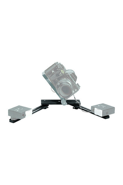 Manfrotto MACRO BRACKET FLASH SUPPORT BLACK F/ 2 SHOE MT. FLASH HEADS