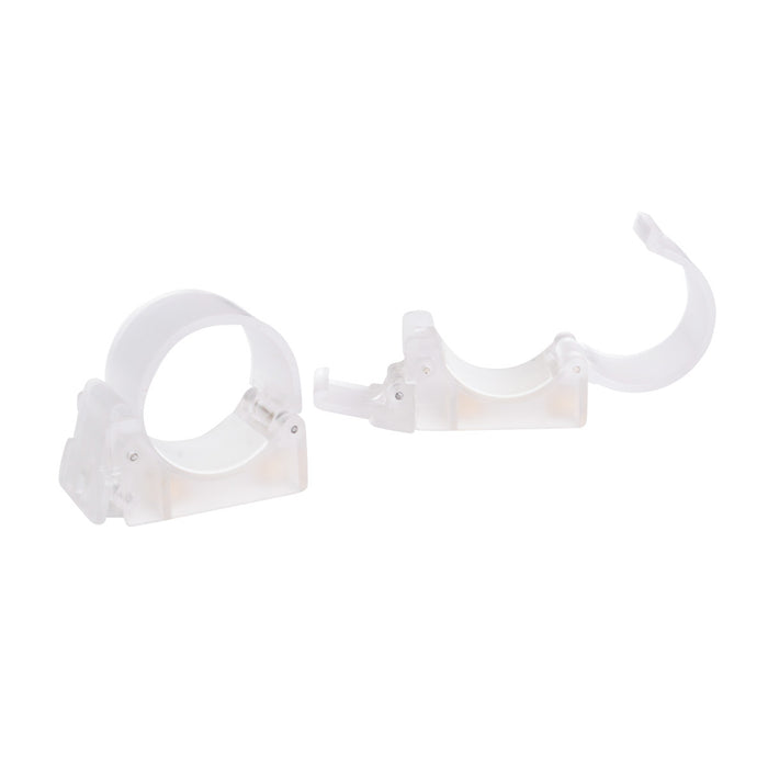 Nanlite PavoTube Transparent Polycarbonate Clip with Two 1/4"-20 Receivers