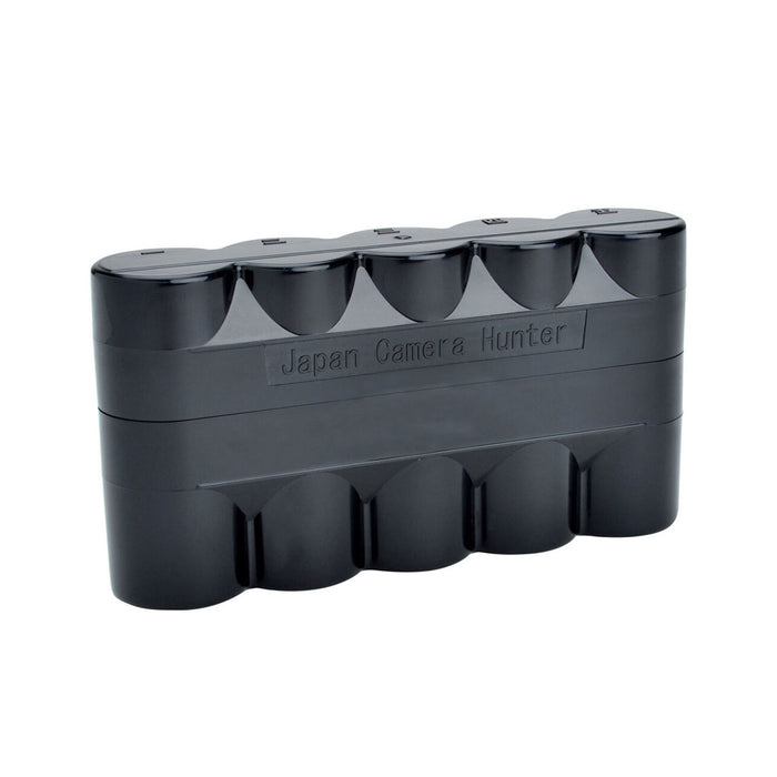 Japan Camera Hunter Film Case, Holds 5 Rolls 120 - Black