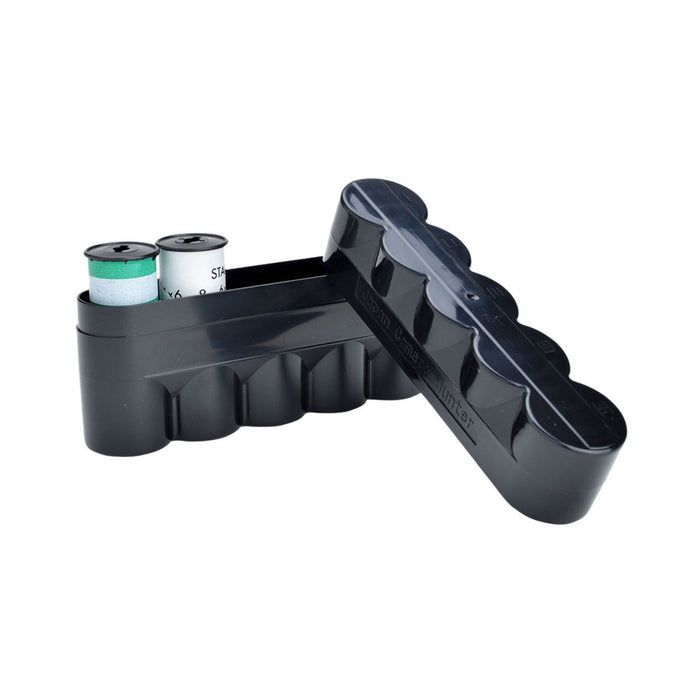 Japan Camera Hunter Film Case, Holds 5 Rolls 120 - Black
