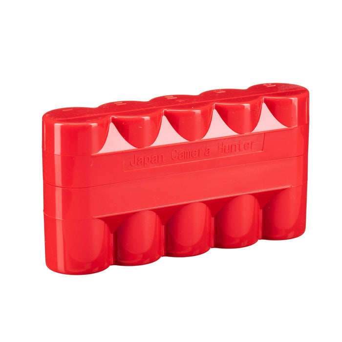 Japan Camera Hunter Film Case, Holds 5 Rolls 120 - Red