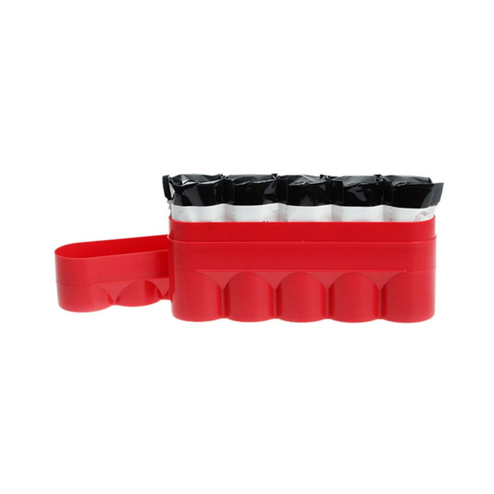 Japan Camera Hunter Film Case, Holds 5 Rolls 120 - Red