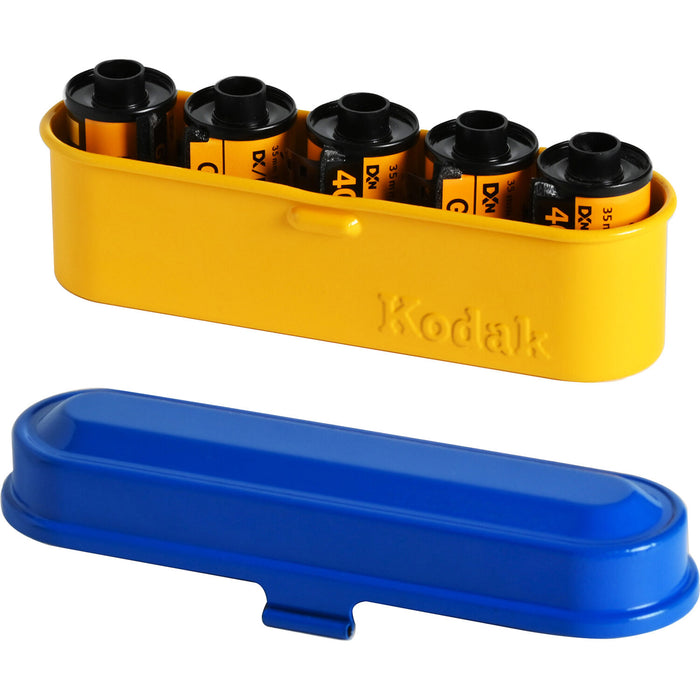 Kodak Steel Film Case, 35mm - Blue/Yellow