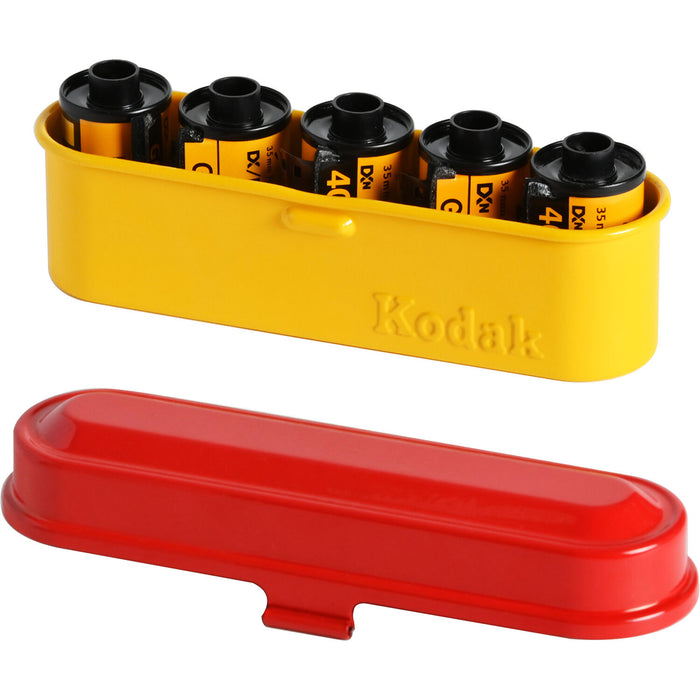 Kodak Steel Film Case, 35mm - Red/Yellow