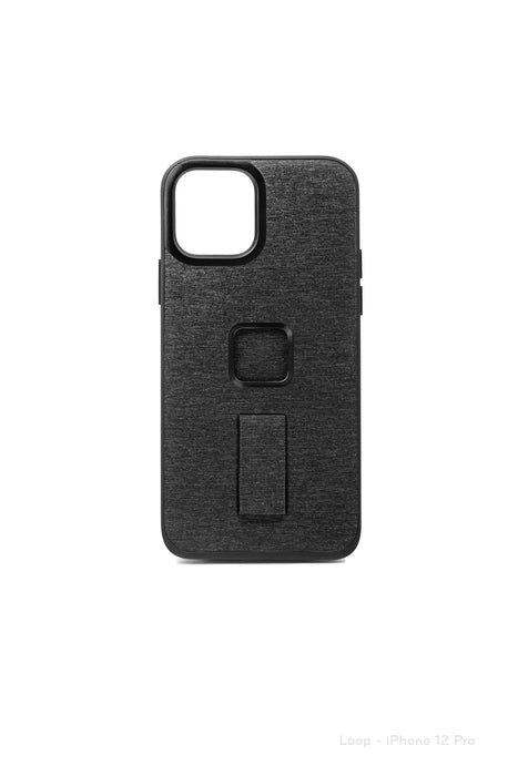 Peak Design Mobile Everyday Fabric Loop Case for iPhone 12/12Pro, 6.1" - Charcoal