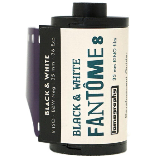 Lomography Fantôme Kino 8 Black & White Negative - 35mm Film, 36 Exposures, Single Roll