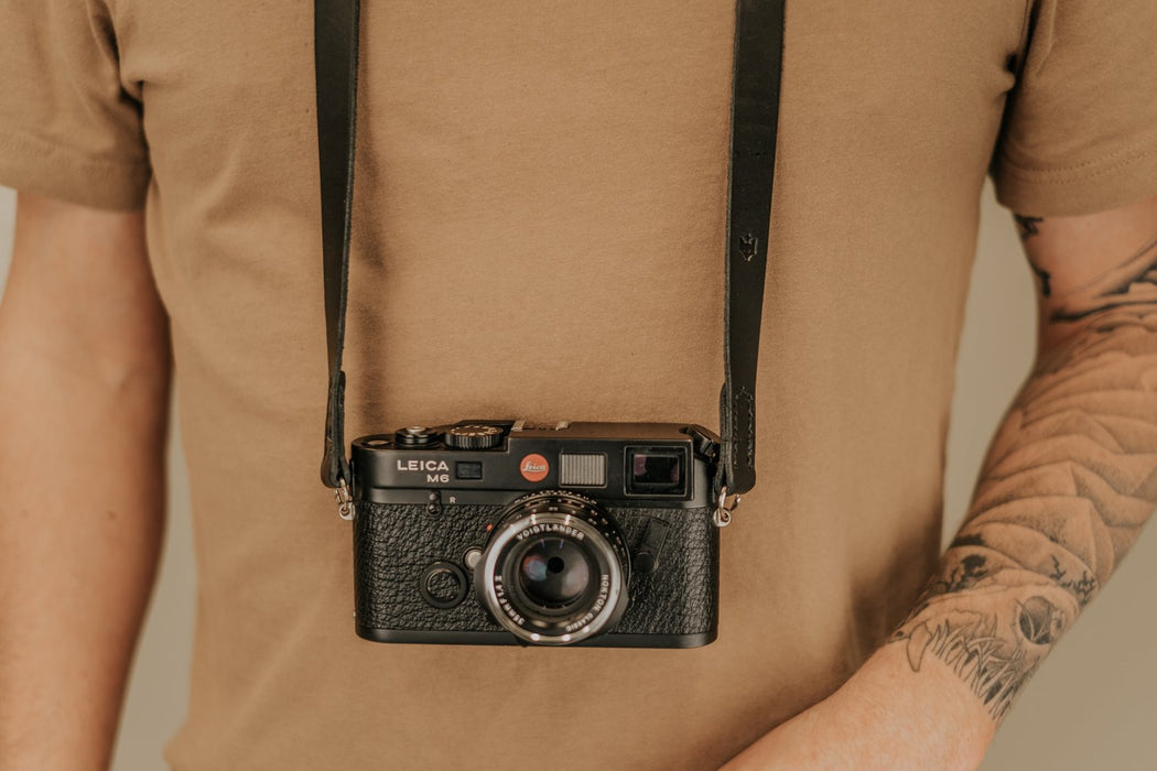 Clever Supply Traditional Camera Strap, 40" - Black