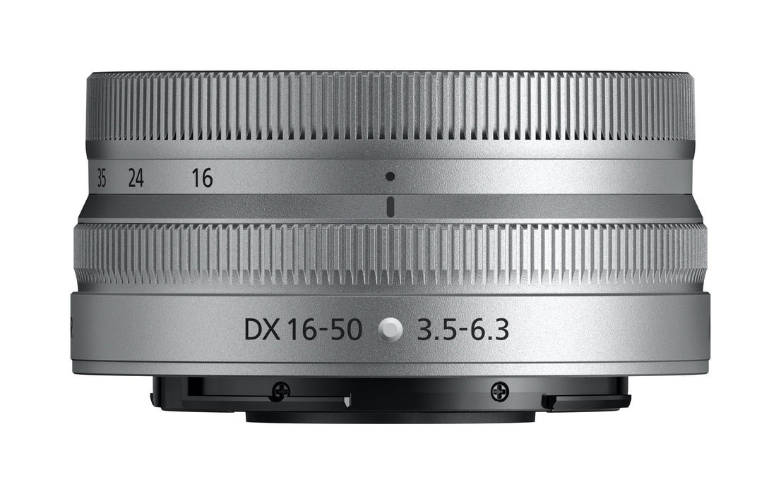 Nikon Z DX 16-50mm f/3.5-6.3 VR Silver Lens
