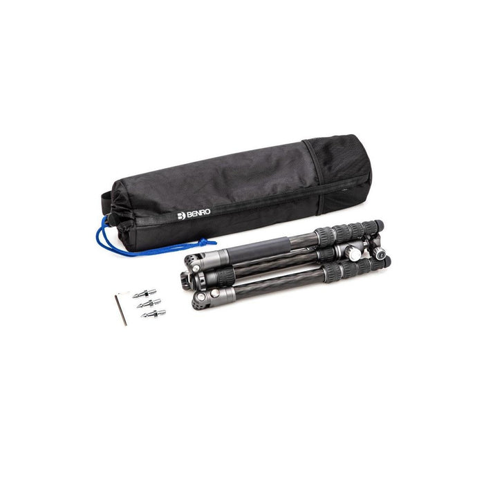 Benro BAT Carbon Fiber One Series Travel Tripod/Monopod With VX20 Ballhead, 5-Leg Sections