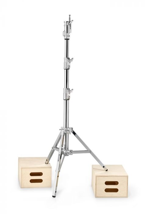 Avenger Combo Steel Stand 20 with Leveling Leg (Chrome-plated, 6.5')