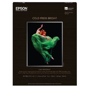 Epson Cold Press Bright Paper, 13" x 19" - 25 Sheets
