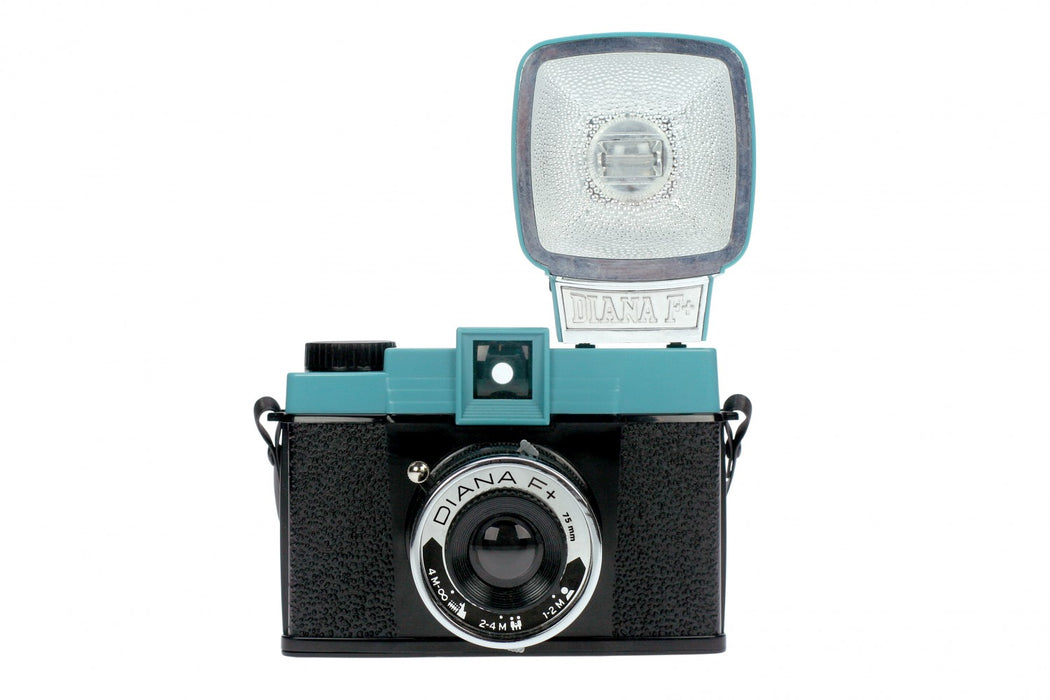 Lomography Diana F+ Film Camera and Flash - Teal/Black
