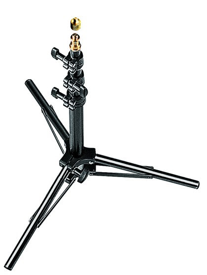 Manfrotto 4' Black Aluminum Mini Kit Stand, +015 Top