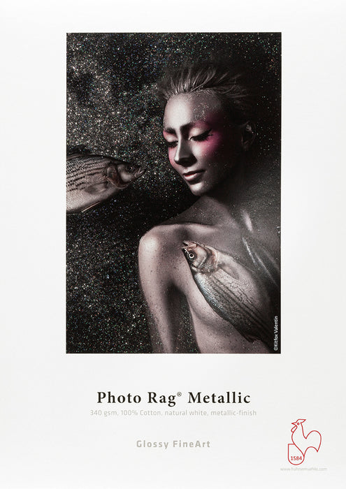 Hahnemühle Photo Rag Metallic Paper (8.5 x 11", 25 Sheets)