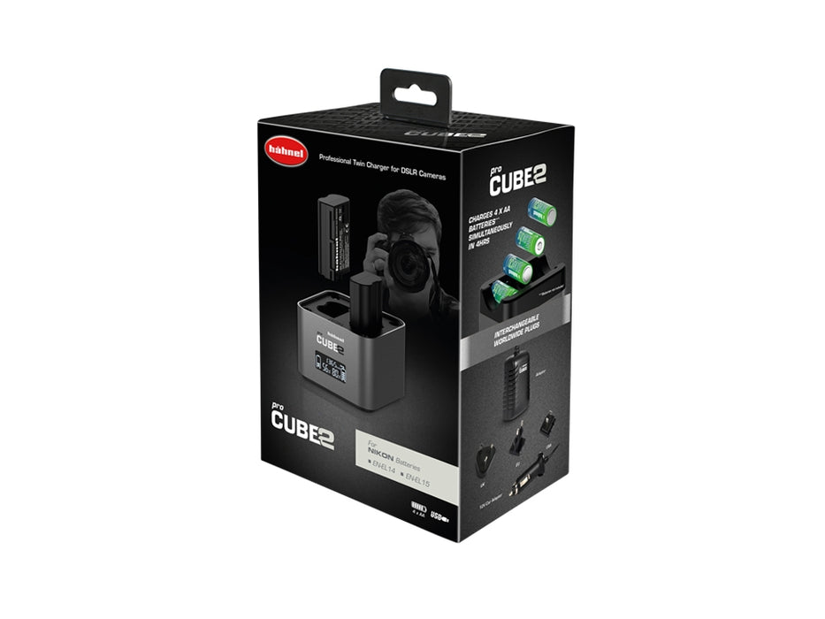 hahnel Professional Charger PROCUBE2 for Select Nikon Batteries