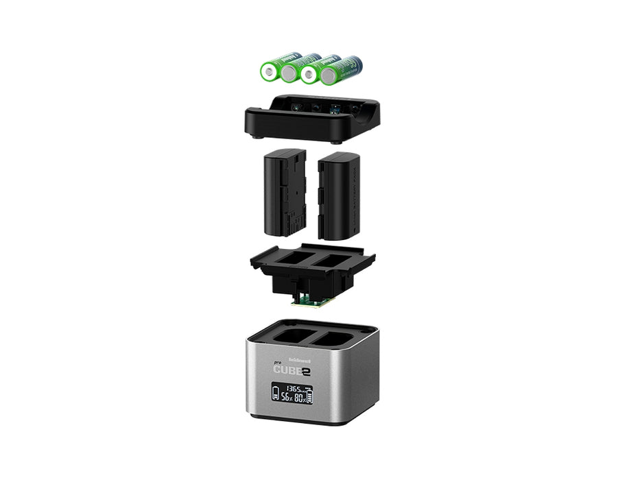 hahnel Professional Charger PROCUBE2 for Select Canon Batteries
